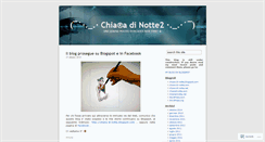 Desktop Screenshot of chiaradinotte2.wordpress.com