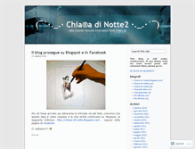 Tablet Screenshot of chiaradinotte2.wordpress.com