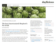 Tablet Screenshot of daylicious.wordpress.com