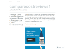Tablet Screenshot of comparecostreviews1.wordpress.com