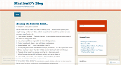 Desktop Screenshot of marilyn57.wordpress.com