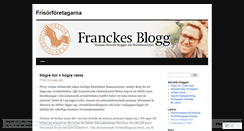 Desktop Screenshot of franckesblogg.wordpress.com