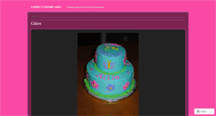 Desktop Screenshot of cherylscustomcakes.wordpress.com