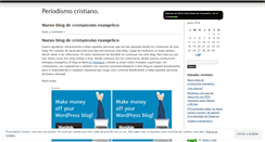 Desktop Screenshot of elperiodismocristiano.wordpress.com