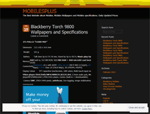 Tablet Screenshot of mobilesplus.wordpress.com