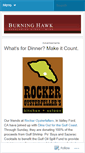 Mobile Screenshot of burninghawk.wordpress.com