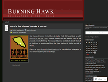 Tablet Screenshot of burninghawk.wordpress.com