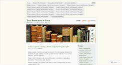 Desktop Screenshot of bookmanspage.wordpress.com