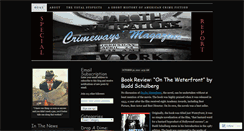 Desktop Screenshot of crimeways.wordpress.com