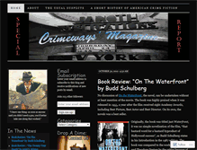 Tablet Screenshot of crimeways.wordpress.com