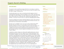 Tablet Screenshot of organicsecret.wordpress.com