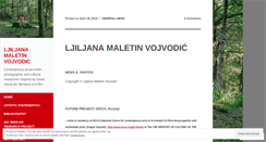 Desktop Screenshot of ljiljanamaletin.wordpress.com