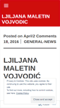 Mobile Screenshot of ljiljanamaletin.wordpress.com
