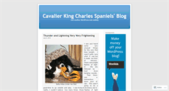 Desktop Screenshot of cavalierkingcharlesspaniels.wordpress.com