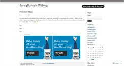 Desktop Screenshot of bunnybunny.wordpress.com