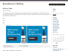 Tablet Screenshot of bunnybunny.wordpress.com