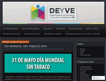 Tablet Screenshot of deyve.wordpress.com