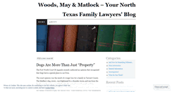 Desktop Screenshot of northtexasfamilylawyers.wordpress.com