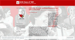 Desktop Screenshot of greenwichhigh1981.wordpress.com