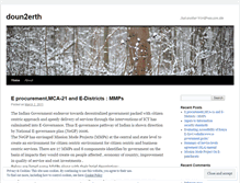Tablet Screenshot of doun2erth.wordpress.com