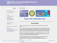 Tablet Screenshot of breakfastpointrotary.wordpress.com