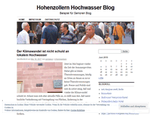 Tablet Screenshot of hohenzsenioren.wordpress.com
