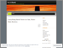 Tablet Screenshot of inaworld.wordpress.com