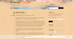 Desktop Screenshot of joelyroely.wordpress.com