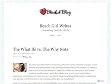Tablet Screenshot of beachgirlbywayofdelco.wordpress.com