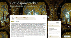 Desktop Screenshot of clotildajamcracker.wordpress.com