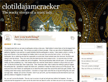 Tablet Screenshot of clotildajamcracker.wordpress.com