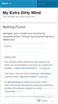 Mobile Screenshot of myextradirtymind.wordpress.com