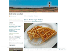 Tablet Screenshot of lifeandkitchen.wordpress.com