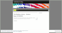 Desktop Screenshot of addiictiion.wordpress.com