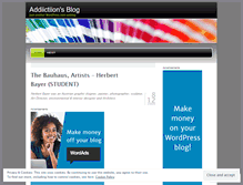 Tablet Screenshot of addiictiion.wordpress.com