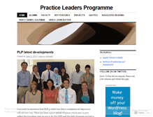 Tablet Screenshot of practiceleaders.wordpress.com
