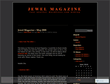 Tablet Screenshot of jewelmagazine.wordpress.com