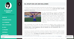 Desktop Screenshot of elpuntodepenalti.wordpress.com