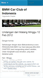 Mobile Screenshot of bmwcciyogya.wordpress.com