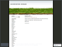 Tablet Screenshot of kaihufarmguestbook.wordpress.com