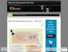 Tablet Screenshot of mienko.wordpress.com