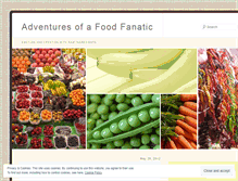 Tablet Screenshot of foodfanaticadventures.wordpress.com