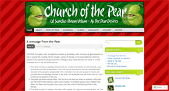 Desktop Screenshot of churchofthepear.wordpress.com