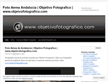 Tablet Screenshot of fotoaereaandalucia.wordpress.com