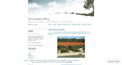 Desktop Screenshot of enviromum.wordpress.com