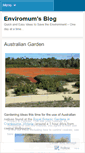 Mobile Screenshot of enviromum.wordpress.com