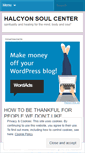 Mobile Screenshot of halcyonsoulcenter.wordpress.com
