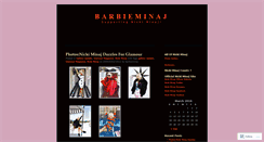 Desktop Screenshot of barbieminaj.wordpress.com