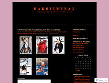 Tablet Screenshot of barbieminaj.wordpress.com