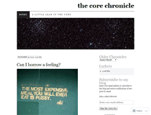 Tablet Screenshot of corecrux.wordpress.com